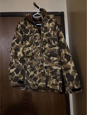 Vintage 80’s Camo Frog Skin Hunting Jacket- Size Medium